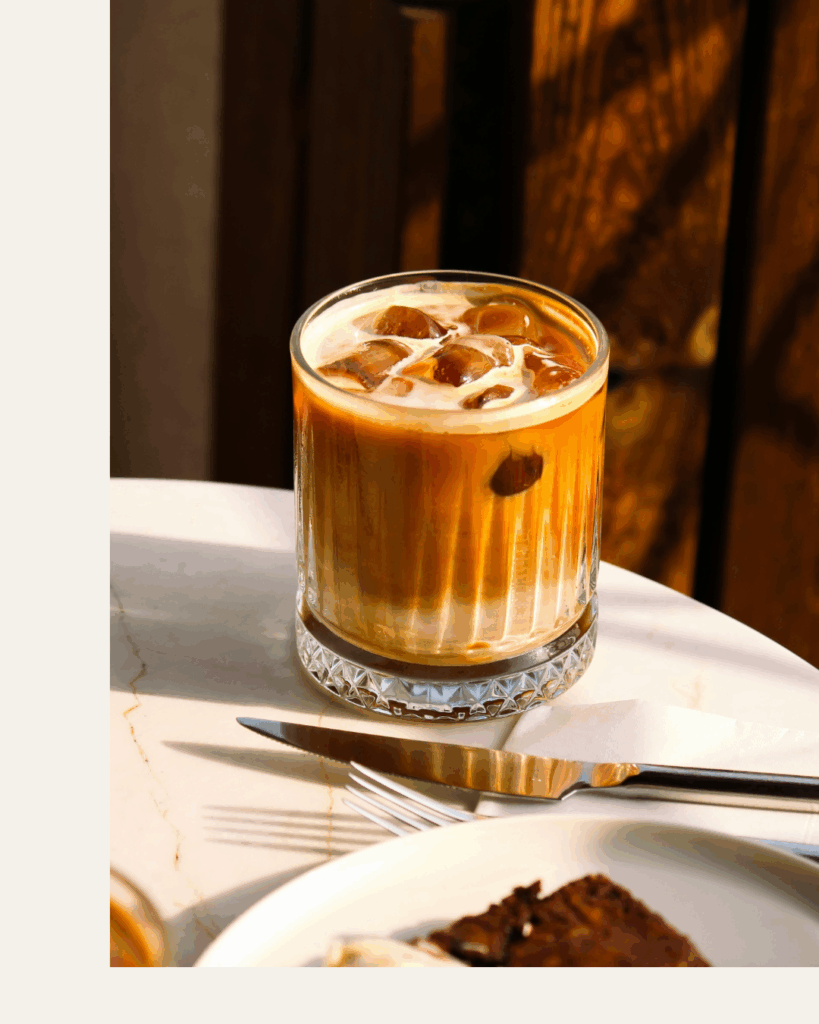 red cream elegant coffee bar hyderabad