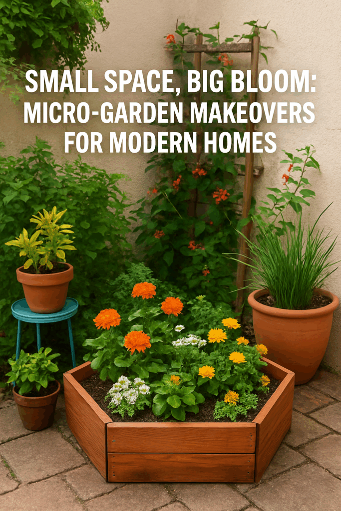 Small Space, Big Bloom: Micro-Garden Makeovers for Modern Homes image