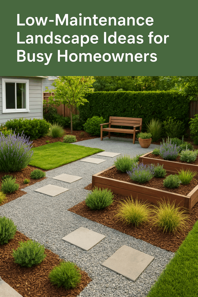Low-Maintenance Landscape Ideas for Busy Homeowners image